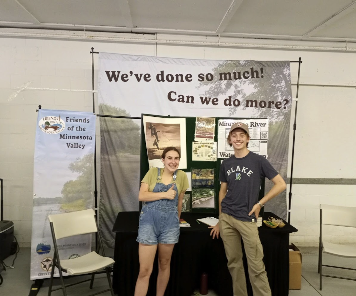 Hannah Barisonzi ‘26 worked at county fairs with Truman Morsman ‘23 last summer to raise awareness on water quality within agriculture.